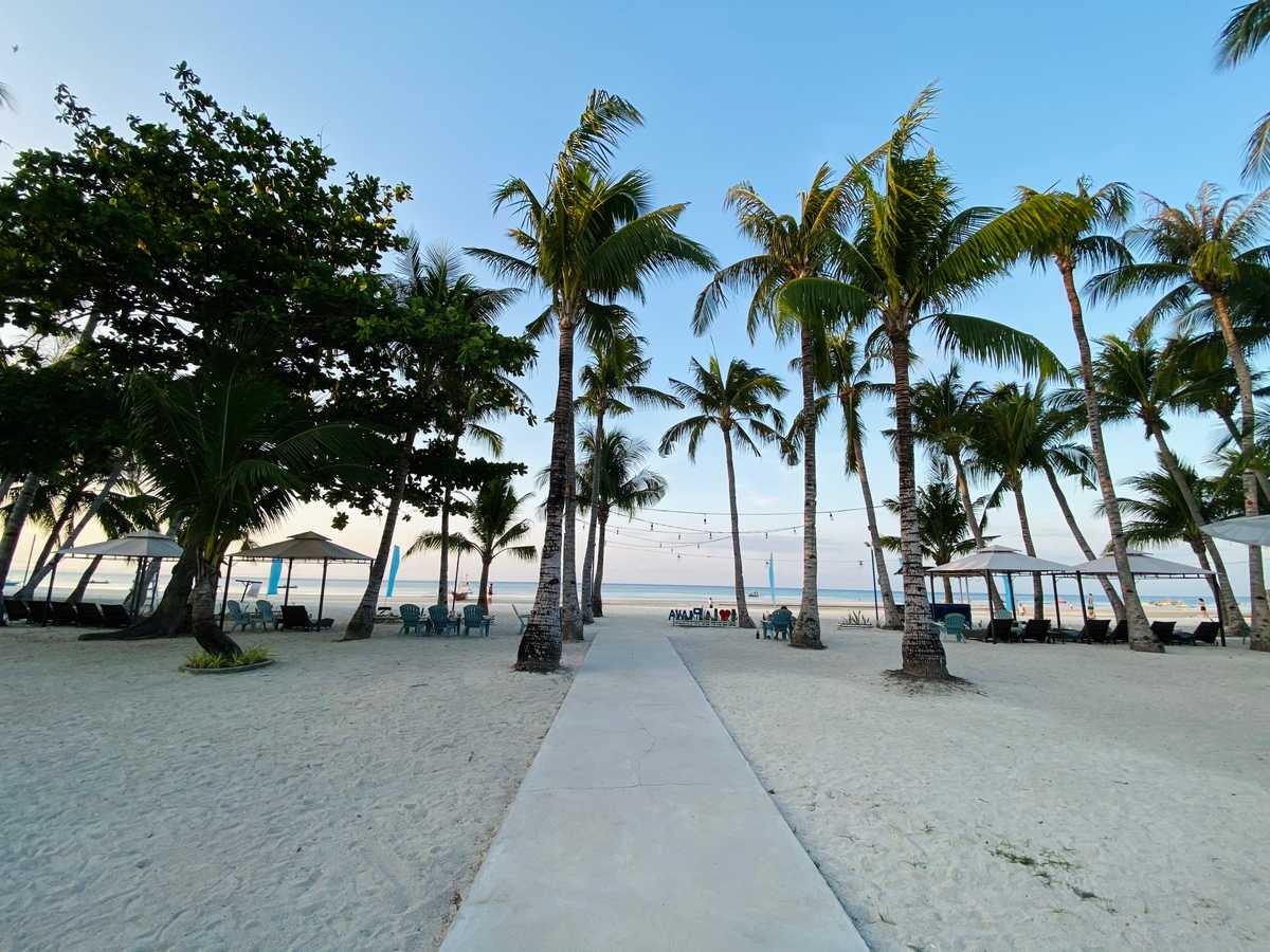 View of the beach